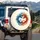 Dragon Yin Yang Orbs Elemental Mystical Home Decor Gift for Fantasy Lover Spare Tire Cover - 3