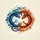 Dragon Yin Yang Orbs Elemental Mystical Home Decor Gift for Fantasy Lover Spare Tire Cover - 6