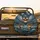 Colossal Fiery Skull Storm Warships Seascape - Dark Fantasy Home Decor Gift Spare Tire Cover - 2