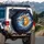Radiant Sun Moon Celestial Night Sky - Home Decor Gift for Celestial Lover Spare Tire Cover - 3