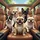 French Bulldogs Car Interior - Travel Road Trip Gift for Dog Owners Spare Tire Cover - 6