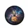 Floating Tabby Kitten Cheeseburger Cosmic Nebulae Stars - Cat Lover Gift Spare Tire Cover - 4