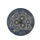 Ethereal Black Indigo Flowers Golden Butterfly Star Speckles - Home Decor Gift Spare Tire Cover - 4