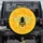 Black Bee Bright Yellow Stripe Golden Honeycomb Wildflower - Nature Lover Gift Spare Tire Cover - 1