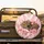 Curled Sleeping Baby Jaguar Cub Pink Roses Satin - Wildlife Lover Gift Spare Tire Cover - 2