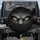 Menacing Creature Face Furrowed Brow Grey Skin Yellowish Irises - Wildlife Lover Gift Spare Tire Cover - 1