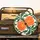 Orange Poppy Golden Stamen Dark Green Leaves - Botanical Home Decor Gift Spare Tire Cover - 2