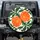 Orange Poppy Golden Stamen Dark Green Leaves - Botanical Home Decor Gift Spare Tire Cover - 1