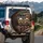 Yorkshire Terriers White Flower Luxury Car Interior - Pet Lover Vehicle Decor Spare Tire Cover - 3