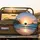 Setting Sun Tropical Ocean Beach Palm Trees Island Twilight Sky - Coastal Living Gift Spare Tire Cover - 2