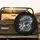 Gleaming Japanese Dragon Katana Sword Coiled Clouds - Road Trip Essential for Fantasy Lover Spare Tire Cover - 2