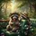 Raccoons Straw Hats Lollipop Vintage Car Woodland Bubbles - Nature Lover Gift Spare Tire Cover - 6