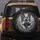 German Shepherd Head Forest Elements - Wildlife Lover Gift for Dog Owner Spare Tire Cover - 5