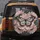 Monarch Butterfly Pink Multi-petal Flowers Foliage - Wildlife Lover Garden Home Decor Spare Tire Cover - 5