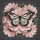 Monarch Butterfly Pink Multi-petal Flowers Foliage - Wildlife Lover Garden Home Decor Spare Tire Cover - 6