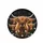 Majestic Highland Cow Herd Wild Daisy Botanicals - Farmhouse Home Decor Gift for Cow Lover Spare Tire Cover - 4