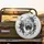 White Tiger Pounce Snarling Fangs Black Stripes Yellow Eyes - Feline Wildlife Lover Gift Spare Tire Cover - 2