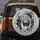 White Tiger Pounce Snarling Fangs Black Stripes Yellow Eyes - Feline Wildlife Lover Gift Spare Tire Cover - 5