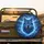 Blue Wolf Heterochromatic Eyes Electric Lightning Storm Clouds - Wildlife Lover Gift Spare Tire Cover - 2