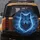 Blue Wolf Heterochromatic Eyes Electric Lightning Storm Clouds - Wildlife Lover Gift Spare Tire Cover - 5