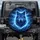 Blue Wolf Heterochromatic Eyes Electric Lightning Storm Clouds - Wildlife Lover Gift Spare Tire Cover - 1