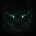 Glowing Green Monster Eyes Shadowy Creature Face - Dark Fantasy Lover Gift Spare Tire Cover - 6