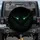 Glowing Green Monster Eyes Shadowy Creature Face - Dark Fantasy Lover Gift Spare Tire Cover - 1