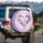 Butterflies Wisteria Cherry Blossoms Floral Bloom - Garden Lover Gift Spare Tire Cover - 3
