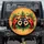 Ladybug Face Red Orange Spots Green Foliage - Wildlife Lover Gift Spare Tire Cover - 1