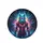 Neon Cybernetic Wolf Futuristic Tech Suit - Sci-Fi Lover Gift for Tech Enthusiasts Spare Tire Cover - 4