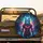 Neon Cybernetic Wolf Futuristic Tech Suit - Sci-Fi Lover Gift for Tech Enthusiasts Spare Tire Cover - 2