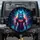 Neon Cybernetic Wolf Futuristic Tech Suit - Sci-Fi Lover Gift for Tech Enthusiasts Spare Tire Cover - 1