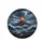 Erupting Volcano Lava Flow Jagged Rocks Ocean Storm - Home Decor Gift Spare Tire Cover - 4