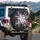 Cherry Blossom Foliage Starlight Night Scene - Home Decor Gift for Nature Lover Spare Tire Cover - 3