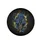 Snarling Blue Jaguar Gold Splatters - Wildlife Lover Gift Spare Tire Cover - 4