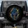 Snarling Blue Jaguar Gold Splatters - Wildlife Lover Gift Spare Tire Cover - 1