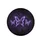 Purple Glowing Butterflies Cosmic Energy Swirls Home Decor Gift for Nature Lovers Spare Tire Cover - 4
