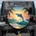 Striped Dolphin Ocean Wave Hibiscus Palm Sunset - Travel Essentials Gift Spare Tire Cover - 1