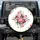 Folk Art Blush Pink Rose Plum Floral Blooms Leaves - Home Decor Gift Spare Tire Cover - 1