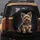Fluffy Yorkshire Terrier Sitting Portrait - Dog Lover Gift Spare Tire Cover - 5