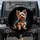 Fluffy Yorkshire Terrier Sitting Portrait - Dog Lover Gift Spare Tire Cover - 1