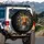 Highland Cow Wildflower Meadow Farmhouse Decor Gift for Cow Lover Spare Tire Cover - 3