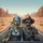 Desert Zombie Couple Adventure Travel Gift for Horror Fans Spare Tire Cover - 6