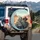 Desert Zombie Couple Adventure Travel Gift for Horror Fans Spare Tire Cover - 3