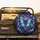 Iridescent Butterflies Purple Roses Teal Foliage Deep Floral Scene - Outdoor Enthusiast Gift Spare Tire Cover - 2