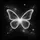 Glowing Butterfly Stars Night Sky Travel Accessory for Stargazers Spare Tire Cover - 6