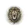 Lion Head Charcoal Mane Gold Filigree Splatter - Wildlife Lover Auto Decor Gift Spare Tire Cover - 4