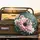 Black White Butterfly Blush Pink Floral - Nature Lover Home Decor Gift Spare Tire Cover - 2