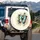 Iridescent Blue Morpho Butterflies Floral Wildlife Lover Gift Spare Tire Cover - 3