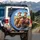 Sunglasses Longhorn Cow Road Trip - Travel Essentials Gift for Cow Lover Spare Tire Cover - 3